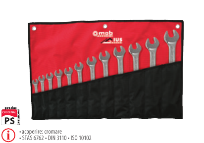Seturi chei fixe auto, STANDARD, în husă textil