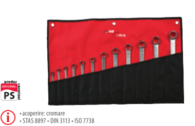 Seturi chei combinate, STANDARD, în husă textil
