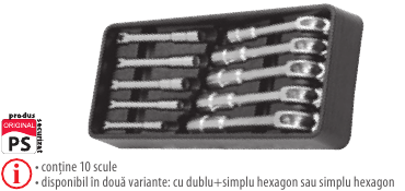Modul PVC cu 10 chei pipă
