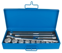 Trusa capete chei tubulare 3/4" in cutie metalica - 197MB1
