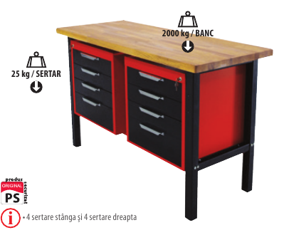 Banc fix pentru scule TSG7 F-4SS-4SD-1500