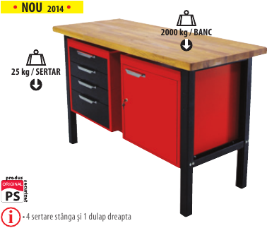 Banc fix pentru scule TSG7 F-4SS-1DD-1500