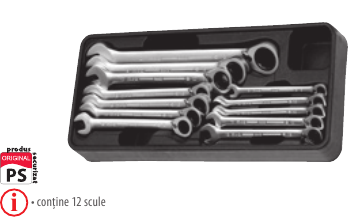Modul PVC cu 12 chei combinate cu clichet