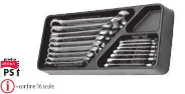 Modul PVC cu 16 chei combinate standard