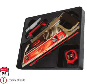 Modul PVC 18 cu ferăstrău METALCUT şi accesorii