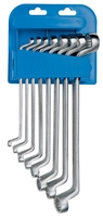 Set de chei inelare dublu cotite in husa de plastic - 180/1PH