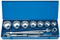 Trusa capete chei tubulare 1" in cutie metalica - 199MB1
