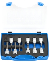 Set de capete chei tubulare cu profil ZX 1/2" in cutie - 192/15