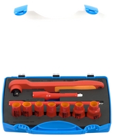 Set capete chei tubulare izolate la 1000 V - 190VDE6P10