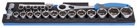 Set de capete chei tubulare 1/2" în suport SOS - 911N6P21