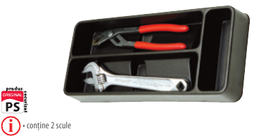 Modul PVC cu cleşte reglabil şi cheie reglabilă