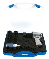 Pistol pneumatic si set de capete chei tubulare 1/2 " - 1565