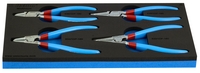 Set de clesti inel de siguranta in suport de plastic - 964/8ASOS