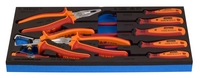 Set de scule VDE BI in suport SOS - 964/15SOS