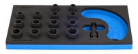 Set de capete chei tubulare de impact 1/2" - 964/23SOS