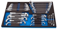 Set de chei tubulare in suport SOS - 964/29SOS