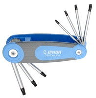 Set de chei cu profil TX cu maner tip briceag - 220/7TXNFH