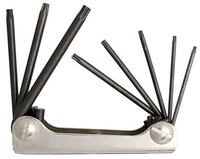 Set de chei locas hexagonal cu profil TX tip briceag - 220/7TXMH