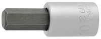 Capete chei tubule cu profil hexagonal exterior 3/8" - 236/2HX