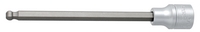 Capete chei tubulare 1/2" cu cap sferic extra-lungi - 192/2HXSL