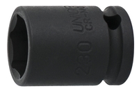 Capete chei tubulare de IMPACT 3/8" - 230/4 6p