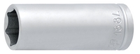 Capete chei tubulare 1/4", varianta lunga - 188/2L6p