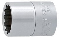 Capete chei tubulare 3/8" cu 12 laturi - 238/1 12p