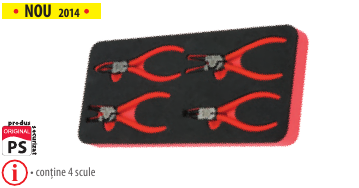 Modul OSC cu 4 cleşti inele siguranţă manşon PVC