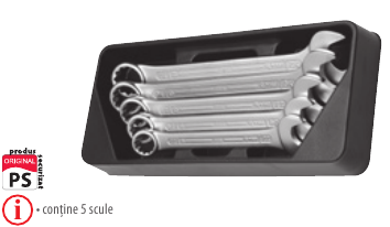 Modul PVC cu 5 chei combinate standard