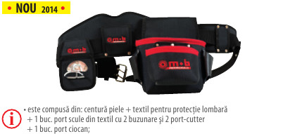 Centura textil cu 1 port scule MOB-EXPERT