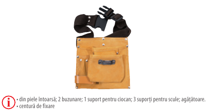 Centură port scule simplu din piele