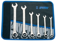Set de chei combinate cu clichet in husa - 160CT