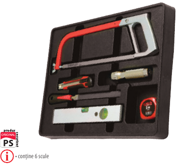 Modul PVC 6 cu ferăstrău şi accesorii
