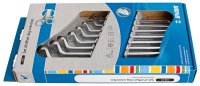 Set de chei inelare dublu cotite in cutie de carton - 180/1CS