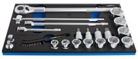 Set de capete chei tubulare in modul de spuma SOS - 964/53SOS