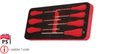 Modul OSC cu 7 şurubelniţe Tamper-Torx mâner bimaterial