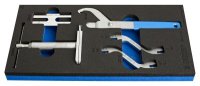 Set de scule pentru motocicletă în suport SOS - 964MOTO8
