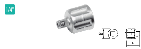 Adaptor M-TRAVERSANT - 1/4”