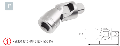 Intermediar cardanic 1”