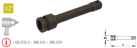 Prelungitoare de impact 1/2”