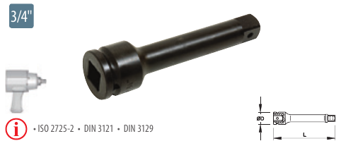 Prelungitoare de impact 3/4”