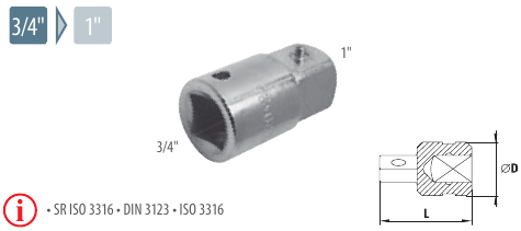 Amplificator 3/4” - 1”