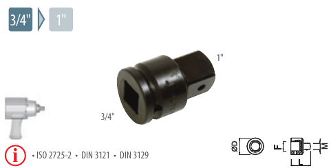Amplificator de impact 3/4” - 1”