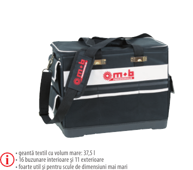 Geantă textil pentru scule CLOSED BAG-FL