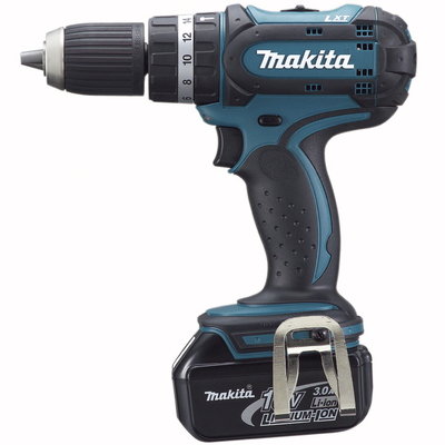 Masina de gaurit cu percutie cu acumulator Makita BHP452RFE