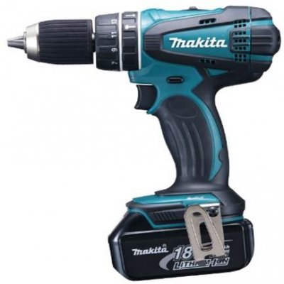 Masina de gaurit cu percutie cu acumulator Makita BHP456RFE