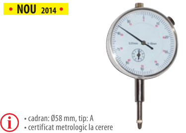 Ceas comparator mecanic