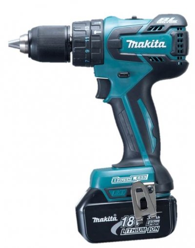 Masina de gaurit cu percutie cu acumulator Makita DHP459RFJ