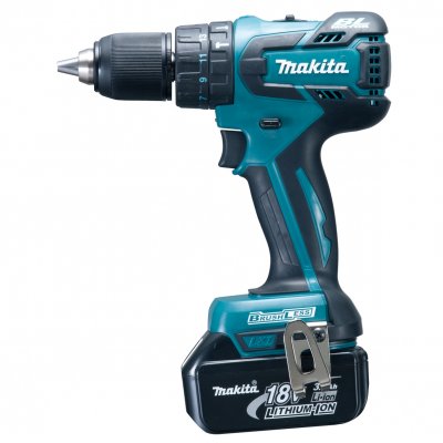 Masina de gaurit cu percutie cu acumulator Makita DHP480RMJ