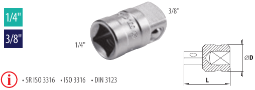 Amplificator 1/4” - 3/8”